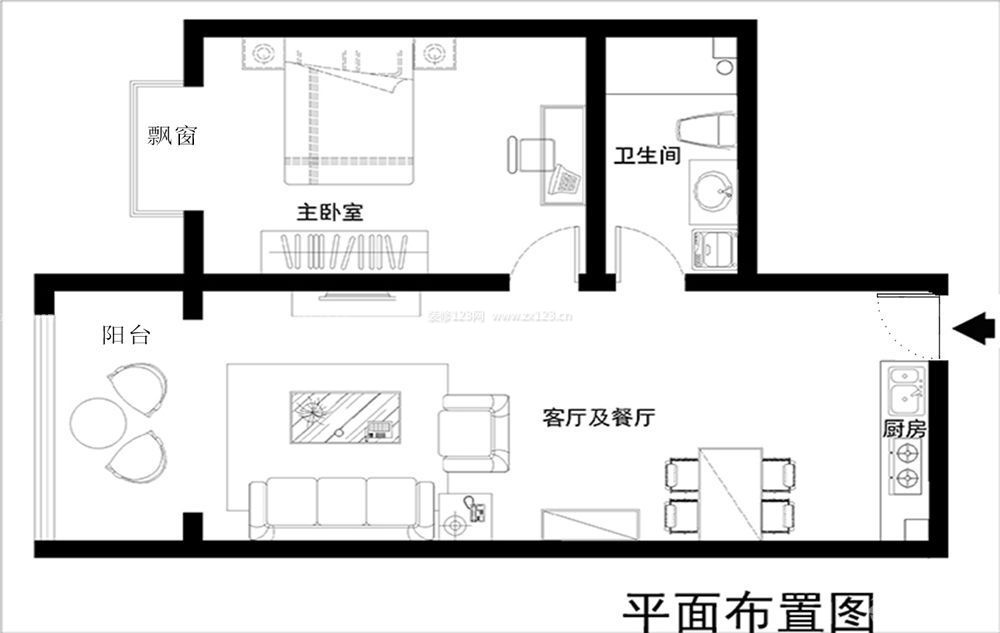 單身公寓設(shè)計(jì)圖,單身公寓設(shè)計(jì)圖紙手繪  第1張