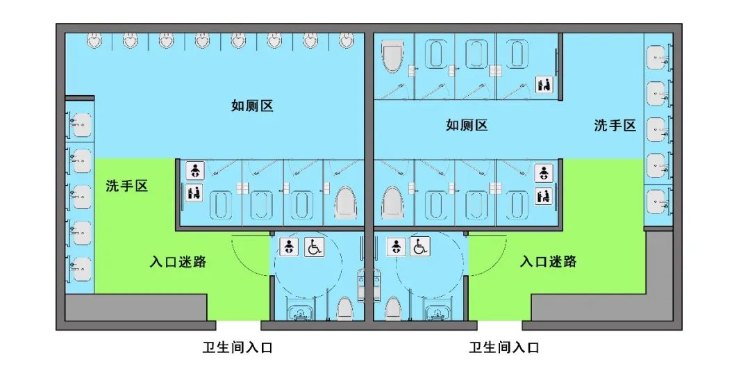 公共廁所平面圖,衛生間地面改造最簡單材料  第2張